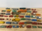 46 1940s,50's & 60's Dinky, Tootsie Toy, Etc. Car/Truck Collection! +2 Trailers!