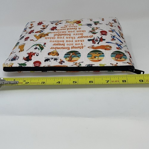 Disney Lion King Bag Hakuna Matata Cosmetic Makeup Zipper Pumba Timon Nala Zazu - Picture 8 of 14