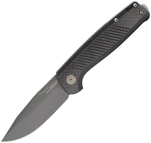 SOG TM1006 Terminus LTE Graphite Pocket Knife Slip Joint G10/CF Folding S35VN