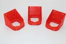 Red Milwaukee M12 Battery Holder Mount Holds QTY 1 3D Printed