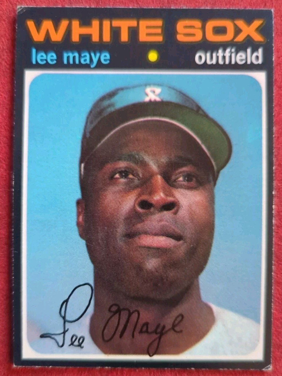 1971 O-Pee-Chee OPC Baseball SP High Number Set Break LEE MAYE #733 White Sox