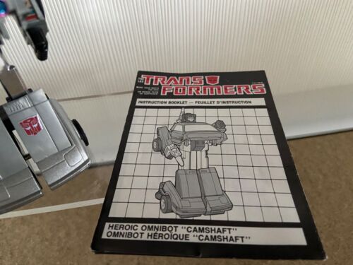 Transformers G1 1985 Camshaft complete MINT figure mail away canadian Hasbro - Picture 2 of 21