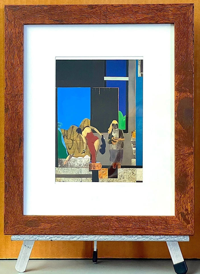 Romare Bearden SUSANNAH AT THE BATH 带框哑光艺术印刷品,11.5 x 9.5 英寸 — 第 4/4 张图片