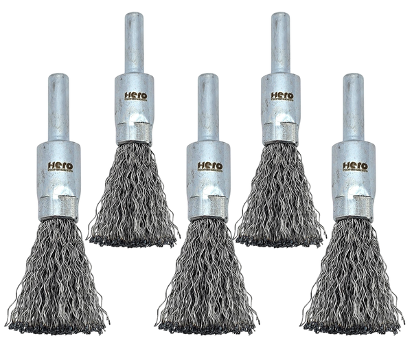 5X PinselbüRste 12Mm DrahtbüRste TopfbüRste RundbüRste FüR Bohrmaschine Hero-image
