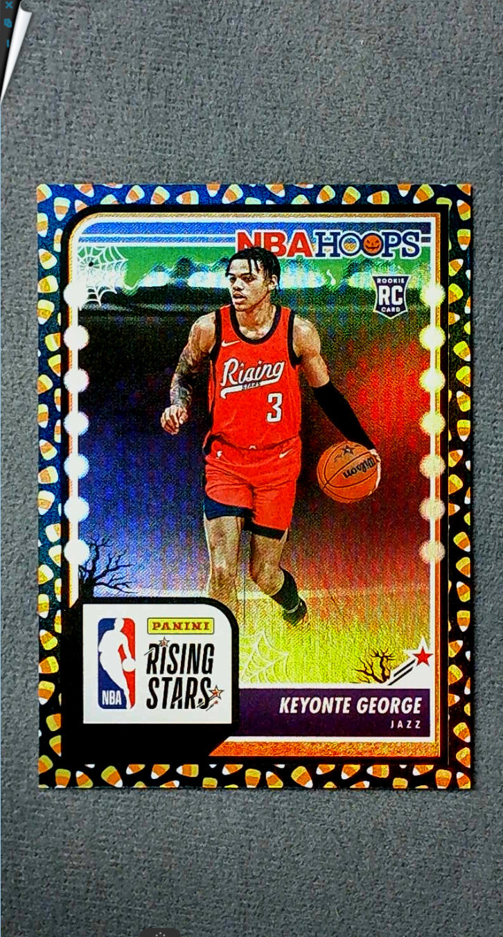 2023-24 Panini Haunted Hoops Holo Candy #283 Keyonte George Jazz