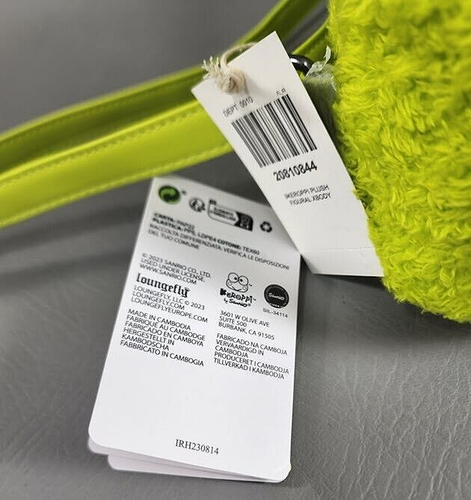 Keroppi Plush Figural Crossbody Purse Loungefly - NWT - Picture 7 of 8