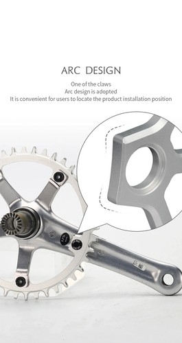135BCD 5 Claw Round Chainring Road Bike Sprockets 40 42 44 46 48 50 52 54 46 58T - Picture 23 of 34