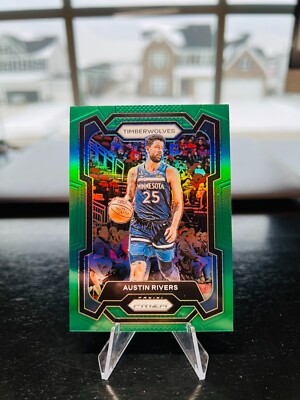 AUSTIN RIVERS Panini Prizm 2023-2024 GREEN PRIZM NBA SP New! #278