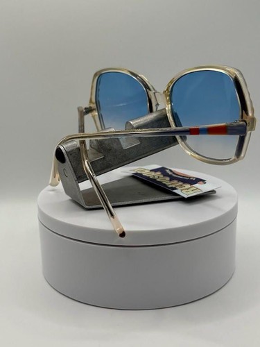 NEW Vintage Oversize Sunglasses | Non RX | Multicolor Style | Blue Fade Jordache - Picture 7 of 9