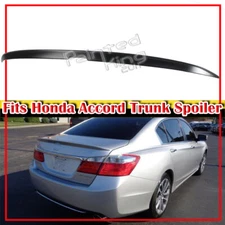Matte Black Fit For Honda Accord 9th 4DR OE Type Rear Trunk Spoiler Wing EX