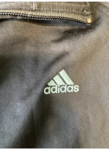 Adidas Full Zip Track Jacket Boys L with stripe arms light teal - Picture 6 of 6