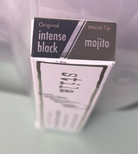 Stila Stay All Day Dual-Ended Liquid Eye Liner Intense Black/Mojito .033oz New - Picture 2 of 2