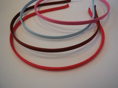 Mujeres Plain Alice Banda Diadema Tela Satén Alicia Banda para el Cabello Accesorio Hágalo usted mismo - Imagen 2 de 6