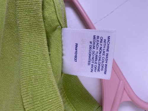 Supreme FW17 Dollar Tee Size Medium Lime Green Graphic Logo Authentic T Shirt - 第 5/7 張圖片