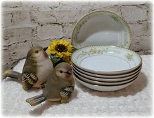 Mikasa Fine China Greenbriar L2014 Japan Fruit Dessert Sauce Bowl 6pcs 1978-1985