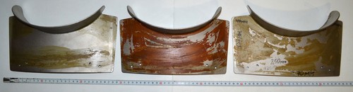 1x Titanium neck protection of a rare Soviet bulletproof vest БЖ-1 for pilots - Picture 3 of 12