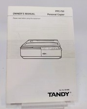 Tandy PPC-750 Copiadora Personal Manual del Propietario