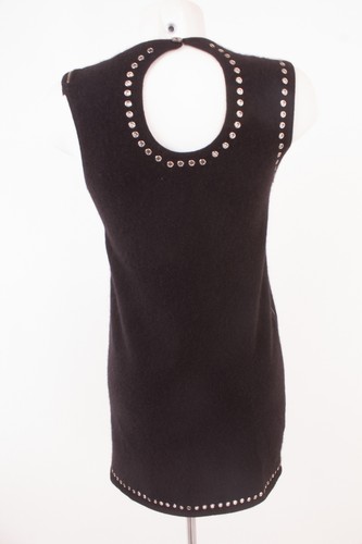 AMOR & PSYCHE Damen Kleid Strickkleid Gr. S Reines Kaschmir Cashmere Schwarz - Bild 7 von 8