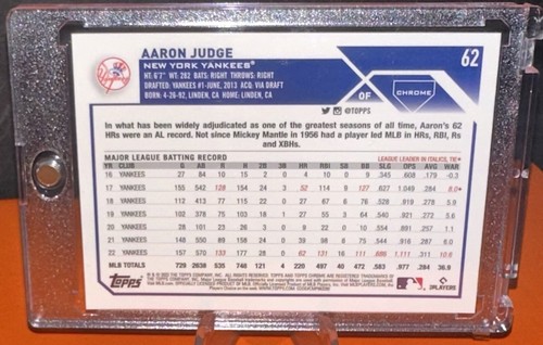 🔥Aaron Judge⭐️Logofractor💥Holofoil Refractor⚡️Topps Chrome🔥NY YANKS🚀 - Bild 6 von 6