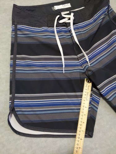 Ezekiel Herren Boardshorts Gr. 32 blau grau gestreift Strand Badehose - Bild 8 von 8