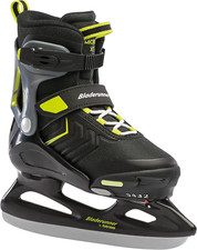 Bladerunner Ice by Micro Ice XT, Junior, Adjustable, Black and Lime, Ice Skates
