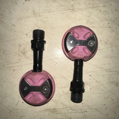 Speedplay Light Action 53mm Spindle PINK Road Pedals 9/16th Inch Pair dual sided - Picture 3 of 6