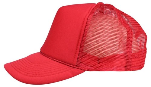 Trucker Hat Baseball Cap Mesh Retro Caps Blank Plain Hats OR Kid's Youth's Caps - Picture 18 of 374