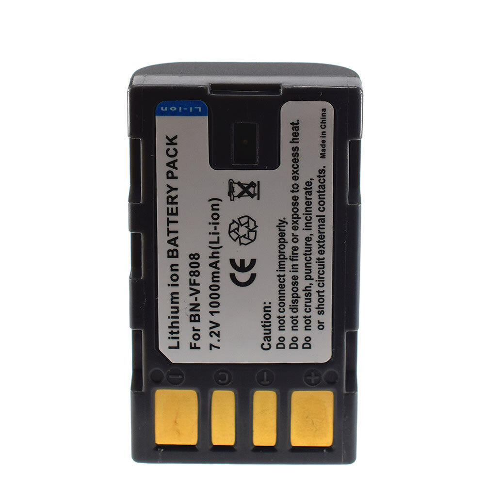 Battery or wall Charger for JVC BN-VF808 VF808U GZ-MG130AC GZ-MG255 GZ-MG330 - Picture 12 of 27