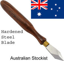 Marking Knife Wooden Handle Double Bevel 7"  Long Razor Edge Steel Blade 0.123&rdquo;