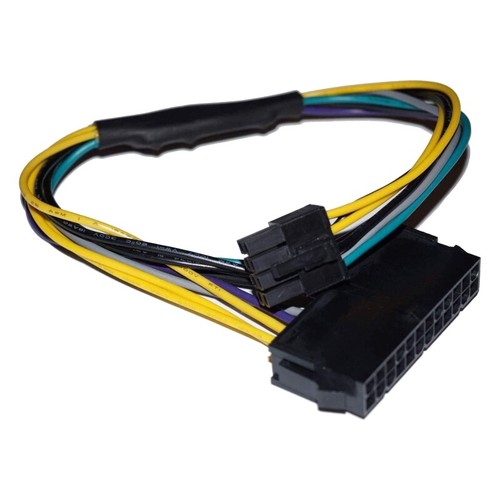 24 Pin to 8 Pin ATX PSU Main Power Adapter Braided Sleeved Cable for Dell PCs - 第 4/8 張圖片