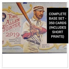 2019 Topps Allen & Ginter Baseball - Complete 350 Card Base Set (Includes SPs)