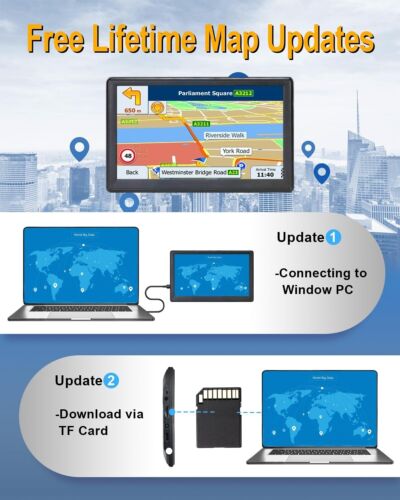 Comprehensive 7-Inch Truck and RV GPS Navigation with Road Alerts & Lane Assist - Picture 4 of 9
