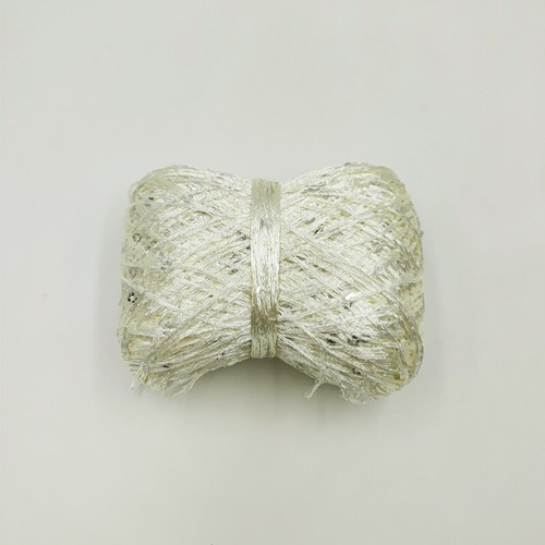 50g/1.76oz Sequin Sparkle Yarn Paillette Thread Line Hand Crochet & Knitting - Picture 20 of 26