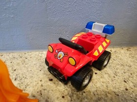 Retired LEGO Duplo 5603 Fire Car-100% Complete w/o box/manual-Used-Fireman Set