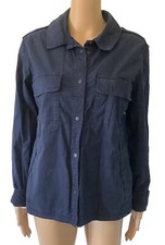 Aether Jacket Size Small Women  s Utility Jacket Cotton blue