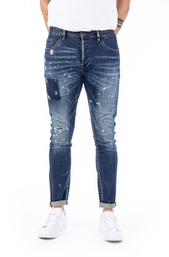 BLUE MONKEY HERRENJEANS ♥ TOPMODISCHE DETAILS ♥ A WARE ♥ WEITE 32 LÄNGE 32 ♥ - Bild 6 von 9