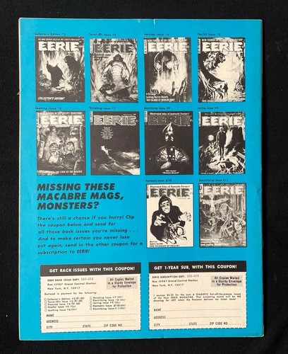 Eerie - Number 14 - Comic Book - Warren - 1968 Vintage Horror - Picture 2 of 2
