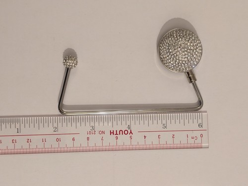 Swarovski crystal handbag hanger hook - Imagen 3 de 5
