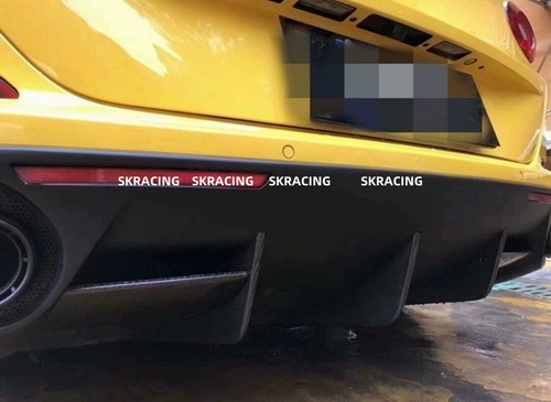 Difusor de parachoques trasero de fibra de carbono real para Ferrari California T 2015-18 - Imagen 12 de 17