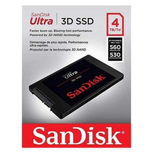 SANDISK ULTRA 3D SSD 2TB 4TB Internal Solid State Drive 2.5" SATA III 3D NAND - Picture 6 of 6