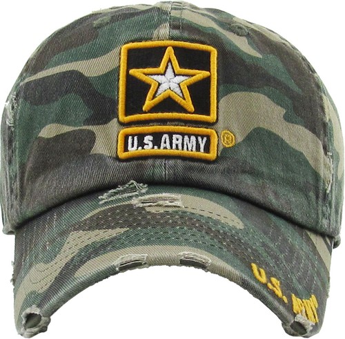 Gorra de béisbol militar con licencia del ejército de Estados Unidos bandera veterano sello ejército fuerte - Imagen 38 de 289