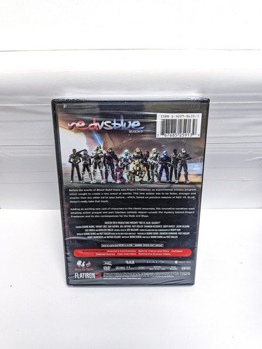 Red Vs Blue Season 9 Project Freelancer HALO RVB DVD Rooster Teeth RARE OOP NEW - Picture 2 of 4