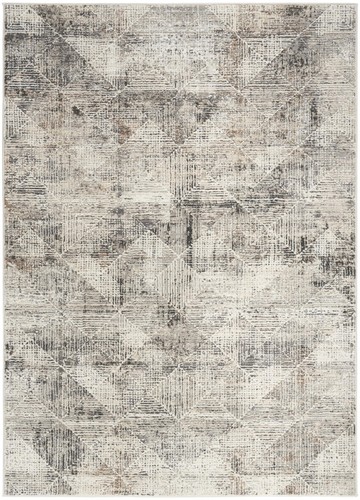 Nourison Eco-Friendly Modern Ivory Multicolor 5'3" x 7'3" Area Rug, Easy - Picture 3 of 9