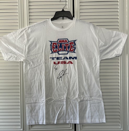 Roy Nelson - Signed/Autographed Elite MMA Big Country Team USA Shirt UFC Size XL