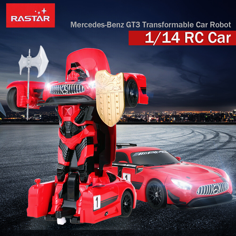 rastar remote control transformable car