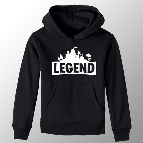 Fortnight Hoody Kids Gaming T Shirt PS4 XBOX LEGEND Merch Kids Birthday Gift Tee - Photo 9 sur 11
