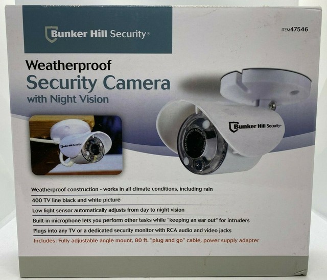 bunker hill security cameras wireless problem