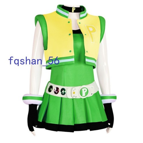 NEW Powerpuff Girls Z Blossom Bubbles Buttercup Cosplaying Costume Cartoon Cute - Picture 10 of 24