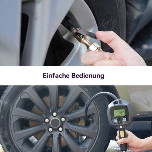 Auto Reifendruckmesser Reifendruckprüfer Luftdruck Luftdruckprüfer Manometer DE - Bild 4 von 14