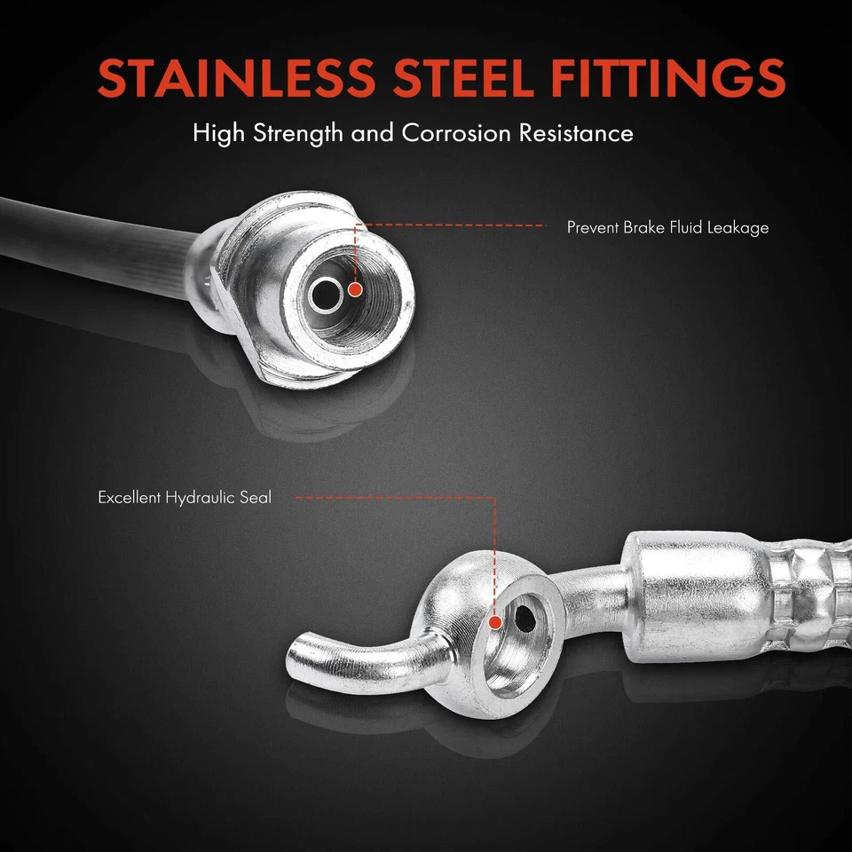 Nueva manguera hidráulica de freno para Lexus IS200T IS250 IS300 IS350 lado del conductor trasero izquierdo Foto 4 de 4